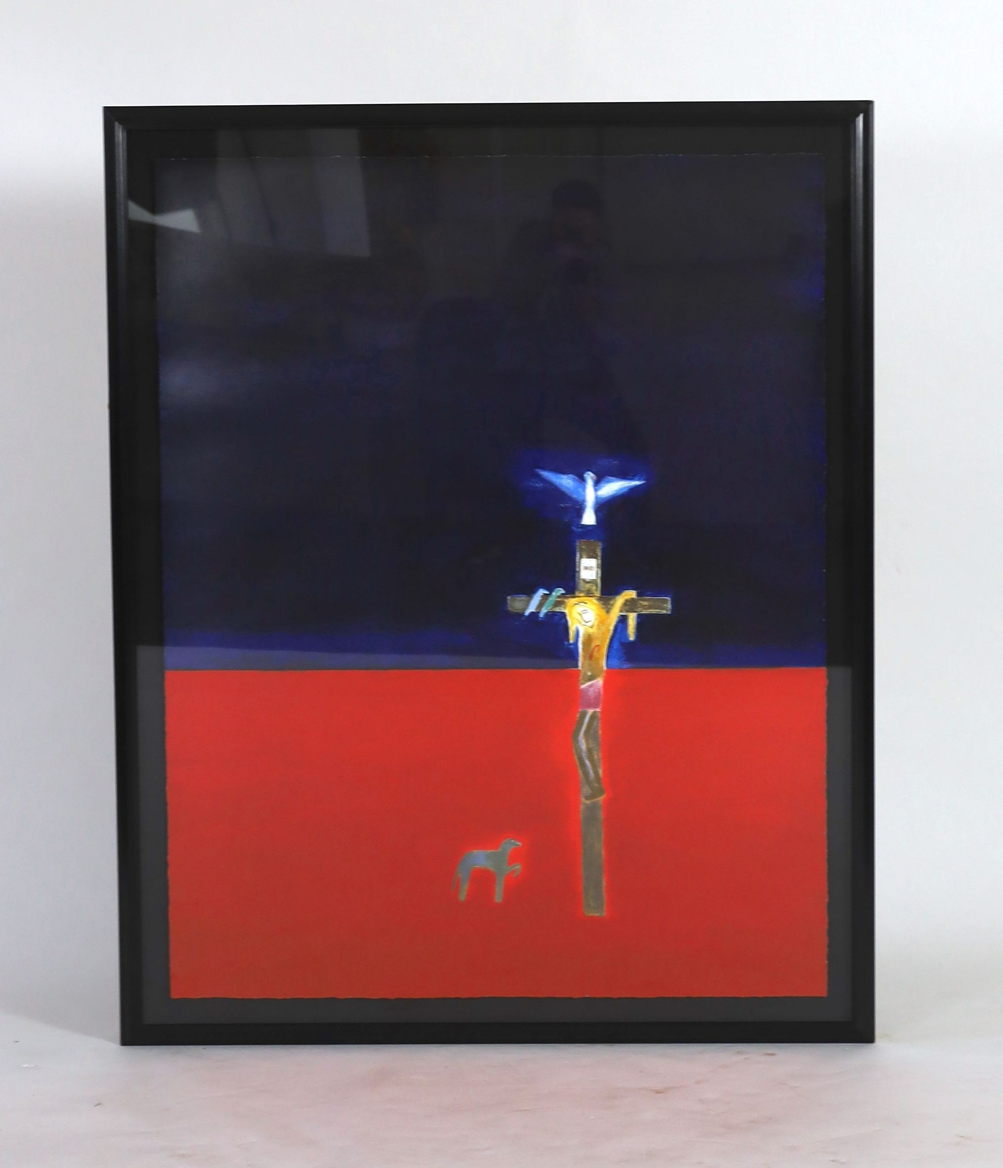 Craigie Aitchison CBE, RA (1926-2009), Crucifixion 2001, screenprint, 140 x 110cm